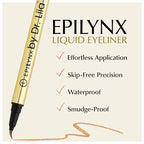 Liquid Eyeliner - Hypoallergenic Eyeliner with Fine Brush Tip, Long-Lasting Waterproof Eye Liner - Cruelty-Free, Vegan, Hypoallergenic, Gluten-Free, Smooth Liquid Eye Liner, Shimmer Gold Brown 2mL
