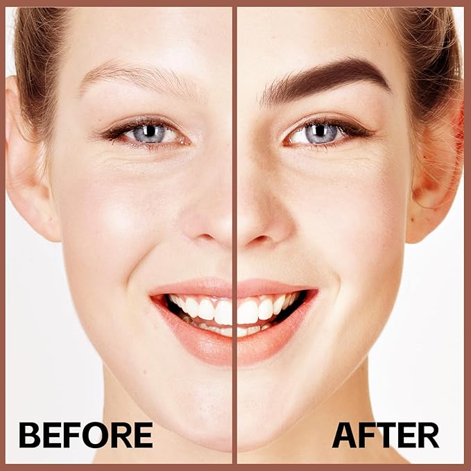 Waterproof Eyebrow Pen，Long Lasting Eyebrow Pencil，Creates Hair-Like, Natural-Looking, 3D Eyebrows,Eye Brow Makeup Pen for Women