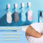 2024 Upgraded Soft Exfoliating Bath Sponges 4 Pcs, Gentle Exfoliating Body Scrub, Quick-Dry, Deep Cleansing, African Net Sponge, for All Skin Types