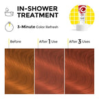 Semi Permanent Hair Color - 6 oz Color Depositing Conditioner with Shea Butter & Almond Oil- Color Conditioner Depositing Hair Mask - Vegan, Paraben, Ammonia & Sulfate Free -Red