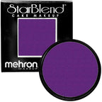 Mehron Makeup StarBlend Cake Makeup | Wet/Dry Pressed Powder | Powder Foundation | Purple Face Paint & Body Paint 2 oz (56g)