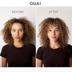 OUAI Curl Cream - Curl Defining Cream with Chia & Linseed Oil - Enhances Definition, Hydration & Shine - Tames Frizz & Protects from Humidity - Silicone-Free Curly Hair Products for Women (8 oz)