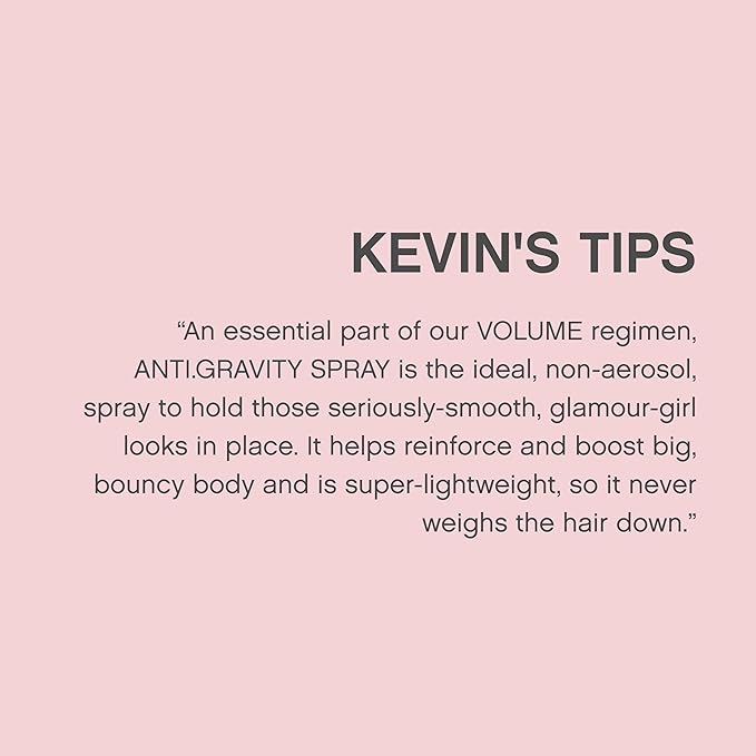 KEVIN.MURPHY ANTI.GRAVITY.SPRAY - Hair Spray for Volume & Shine - For All Hair Types - Non-Aerosol - Weightless Hair Care - 150 mL / 5.1 fl oz