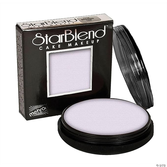 Mehron Makeup StarBlend Cake Makeup | Wet/Dry Pressed Powder | Powder Foundation | Sable Brown Face Paint & Body Paint 2 oz (56g)