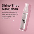 L'ANGE HAIR Satin Néctar Nourishing Gloss | Hair Serum for All Hair Types | Smoothing Serum with Antioxidants and Vitamins | Salon Hair Spray for Blowouts | Anti Frizz Hair Gloss (2 Fl Oz)