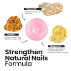 Beetles Nail Polish Set, 6 Colors Pearl Nail Polish Kit Pastel Pearl Shimmer Pink Orange Blue Green Dreamy Swirl Quick Dry Fingernail Polish Gifts for Women Salon DIY Manicure Kit