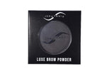 Joey Healy Luxe Brow Powder, Natural and Soft Definition Eyebrow Powder, Waterproof Brow Makeup Formula, Raven (Charcoal)