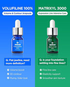 100% Volufiline Ampoules – Advanced Firming & Lifting Facial Ampoule from France Sederma, Intense Hydration & Skin Rejuvenation for Youthful, Perfect for Layering & DIY, 0.33 fl.oz (10ml) 2 Pack