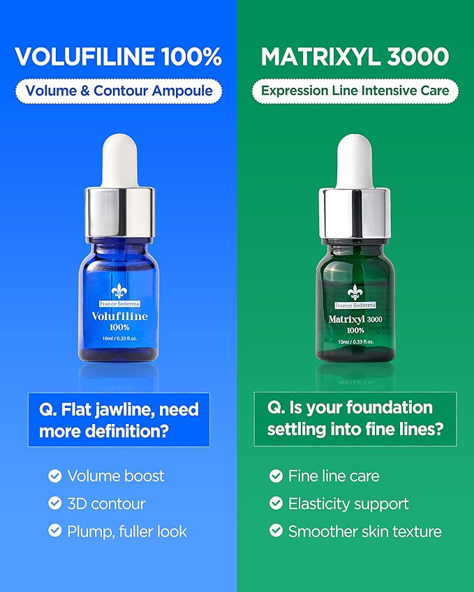 100% Volufiline Serum Skincare – Advanced Firming & Lifting Facial Ampoule from France Sederma, Intense Hydration & Skin Rejuvenation for Youthful, Perfect for Layering & DIY, 0.33 fl.oz (10ml)