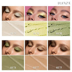 FIREFLIES LIGHT Eyeshadow Stick Makeup 6PCS Set, Green Metallic Shimmer Matte Cream Eye Shadow Eyeliner Brightener Pencil Crayon - FIREFLIES LIGHT