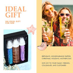 Body Spray for Women, Fragrance Mist Gift Set, Pack of 3, Each 3.4 Fl Oz, Total 10.2 Fl Oz, Cherry Blossoms, Stars, Night