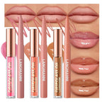 6pcs Hydrating Lip Oils + Lip Liner Pencil Lip Combo Sets, 24H Long-Lasting Lip Kit with Lip Liner and Gloss, Nourishing, Non-Sticky Tinted Stain Lip Gloss Plumping Lip Oil Set for Women(Set A)
