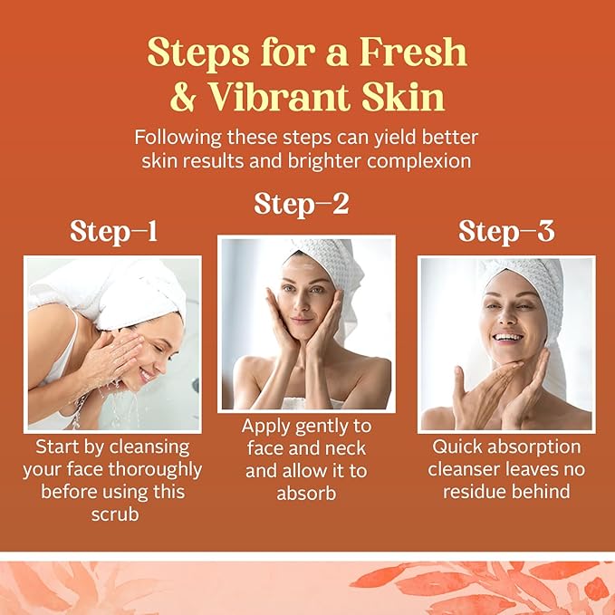 Envy Vitamin C and Turmeric Face Scrub - Clears Blackheads, Improves Dark Spots & Acne - Clean, Cruelty-Free Korean Skin Care for All Skin Types - Dermatologist Tested - 6.76 oz