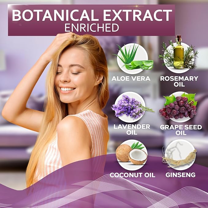 Color Safe Shampoo and Conditioner Set – Anti-Fade Protection for Color Treated, Dyed & Highlighted Hair – Sulfate & Paraben Free, Hydrating Formula with Rosemary, Coconut & Argan Oil for Women & Men