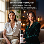 CA Perfume Duo Impression of Starlight For Women And Men Perfume Layering Set Long Lasting Travel Size EDP + Body Oil Roll-On Bottle 0.27 Fl Oz+0.33 Fl Oz