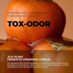 Persimmon Body Wash for Odor Control – Korean Persimmon Extract, Natural Deodorizing Cleanser, Sulfate-Free & Gentle, pH Balanced for Sensitive Skin, 24-Hour Freshness (17.63 oz / 500g)