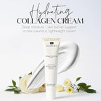 Collagen Hydrating Cream with Niacinamide, Hydrolyzed Collagen, Panthenol & Ceramide – Deep Moisture, Skin Barrier Support, Firmness & Radiance, 1.35 fl. oz