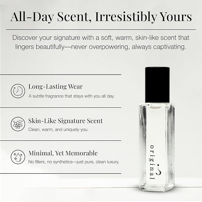 Riddle Original Roll On Pheromone Perfume Made in USA - Premium Rollerball Subtle Fragrance for Women - Long-Lasting Cruelty-Free Alcohol-Free Gentle on Skin - Ideal for Daily Use and Travel