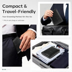 Manicure Kit, FAMILIFE Professional Manicure Set Nail Kit, 11 in 1 Stainless Steel Nail Clippers Set, with Portable Black Leather Travel Case Luxury Gifts for Him