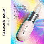 Winky Lux Lavender Glitter Confetti Balm & Rosé Glimmer Balm Duo – Nourishing pH Lip Balms with Color Changing Pink Tint, Hydrating Formula Softens Lips