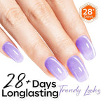 modelones Cat Eye Gel Nail Polish,Glitter Purple Gel Polish with Magnet Magentic Cateye Gel Polish Soak Off Led Reflective Gel Top Coat Manicure Salon DIY Gifts