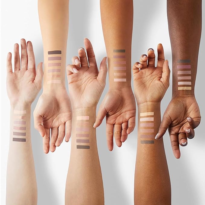 Nudes Series Mini Eyeshadow Palette, Velvety Matte Finish, 6 Nude Taupe & Brown Neutral Eye Shadows, Travel Friendly Size, Vegan, Cruelty-free,Long-lasting