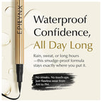 Liquid Eyeliner - Hypoallergenic Eyeliner with Fine Brush Tip, Long-Lasting Waterproof Eye Liner - Cruelty-Free, Vegan, Hypoallergenic, Gluten-Free, Smooth Application Liquid Eye Liner, Black 2mL