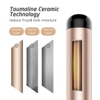 Hoson 2 Inch Curling Iron Large Barrel, Long Barrel Curling Wand Dual Voltage, Ceramic Tourmaline Coating with LCD Display, Glove Include