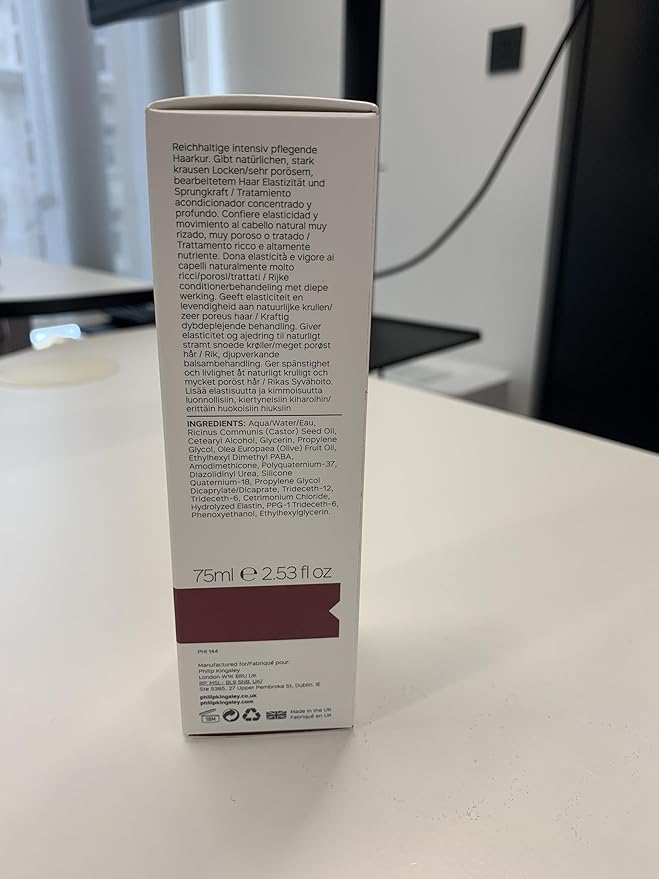 PHILIP KINGSLEY | Elasticizer Extreme | Deep Conditioning Hair Mask Repair Treatment | Pre-Shampoo Deep Conditioning Mask | Reduces Breakage and Frizz | For Dry, Damaged and Curly Hair | 2.53oz