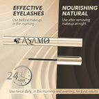 Eyelash Growth Serum – 15 Plant Extracts for Longer, Denser & Robust Lashes,Boosts Natural Lash Development,eyelash serum,Enhance Natural Beauty, Hypoallergenic Oil Free,lash growth serum（PURE GOLD）