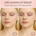 FV Long Lasting Cream Eyeshadow Stick, Waterproof & High Pigmented Eye Shadow Sticks Duo with Blending Brush, Crease-Proof & Natural Finish Eyeshadow Pencil, Rose Matte