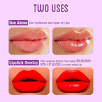 Ruby Kisses Broadway Vita-Lip Clear Lip Gloss (Vitamin E 6 Pack), Ultra-Hydrating & Soothing Formula with Multi-Vitamin Oils, High-Shine Non-Sticky Finish, Healing Lip Balm for Healthy Lips