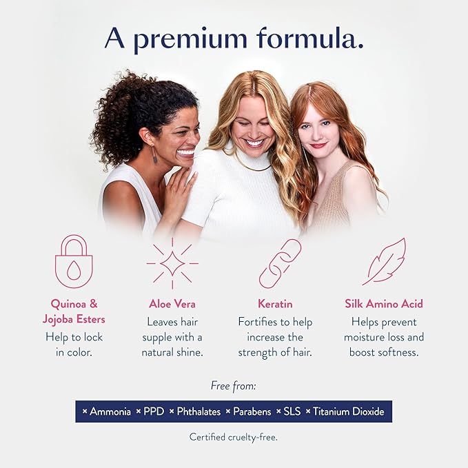 eSalon Permanent Hair Color & Hair Dye Complete Kit - Personal Colorist Kit for Up To 100% Gray Coverage for All Hair Types - Professional-Grade Ammonia-Free Hair Dye (Dark Blonde Copper 7C)