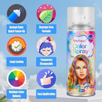 Green Hair Spray, Temporary Hair Color Spray for Kids Women Men,Washable Temporary Hair Color Wax Dye, Hair Coloring Natural Hair Strong Style Gel Cream for Party,Halloween,Cosplay(Green 4.06oz)