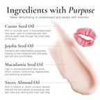 Sara Happ The Lip Slip Luxe Balm Lip Treatment - Deeply Nourish, Moisturize with Vitamins A and E, Regenerate Lips with Jojoba Seed, Macadamia & Sweet Almond Oil (0.35 Oz)