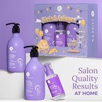 Luseta Biotin Trio Hair Care Set Moisturizing Shampoo and Conditioner Set and Hair Serum Thickening for Thinning Damaged Dry Hair