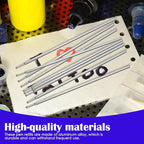 20pcs Tattoo Stencil Supply, Skin Marking Pen for Tattoo Artists - Fine Tip Outline Pen for Permanent Makeup Microblading Piercing (BLUE)