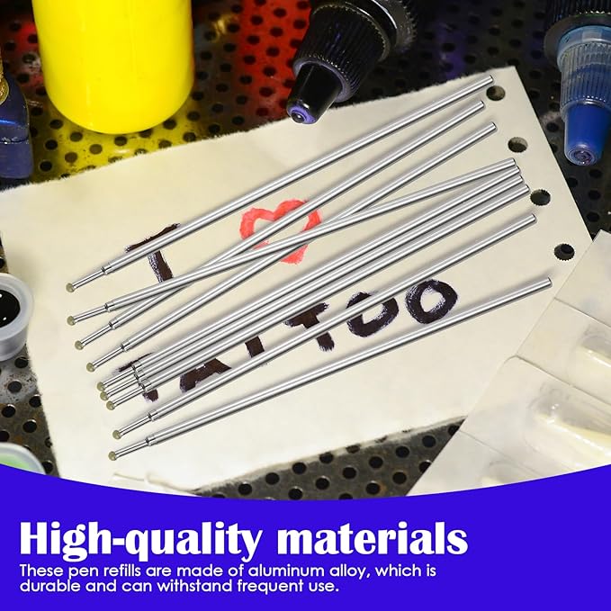 20pcs Tattoo Stencil Supply, Skin Marking Pen for Tattoo Artists - Fine Tip Outline Pen for Permanent Makeup Microblading Piercing (BLUE)