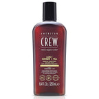 AMERICAN CREW 3-in-1 Ginger & Tea, Shampoo, Conditioner & Body Wash for Men, Hair Care Gift for Him, Revitalizing and Refreshing Fragrance, 8.4 fl oz