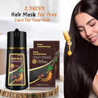 Cherry Brown Hair Dye Shampoo, Semi-Permanent Brown Hair Dye, Works in Minutes, Instant Hair Color Shampoo for Women Men, Champu Para Pintar el Pelo, Champu Para Canas, Easy to Use 16.90 Fl Oz