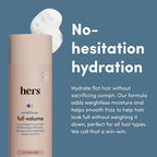 hers Full Volume Conditioner, 2 Pack - Volumizing Conditioner for Women with Biotin - Adds Lightweight Volume, Shine & Bounce - Coastal Cedar Citron - 2 x 6.4 fl oz