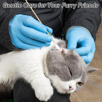 200 Pcs Large Cotton Swabs for Pet Care, 6 Inch Long Cotton Swabs with Bamboo Handle, Professional Dog Ear Swabs, Absorbency Big Cotton Tips, Pet Cleaning Solution Supplies