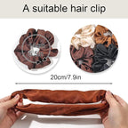 Hair Scrunchies for Women - Hair Ties No Damage Both for Thick Hair or Thin Hair Curl Hair No Crease Scrunchies Ponytail Holder No Hurt Your Hair