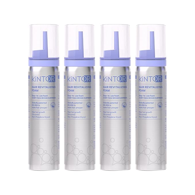 0.9% KX-826 KINTOR Hair Growth Products Foam, DHT Blocker for Men & Women Hair Regrowth, 240ml Pro