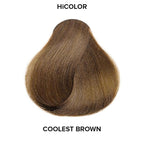 L'OREAL TECHNIQUE HiColor Browns & Blondes Permanent Hair Color - Lifts Dark Hair in One Step Leaving No Brassiness, Rich and Smooth Creme Formula, Intense & Long-Lasting, H1 Coolest Brown