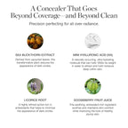 Ogee Complexion Perfecting Under Eye Concealer - Certified Organic Full Coverage Concealer - Buildable Coverage - BALSAM 5.25W - Medium Tan (Warm Undertones)