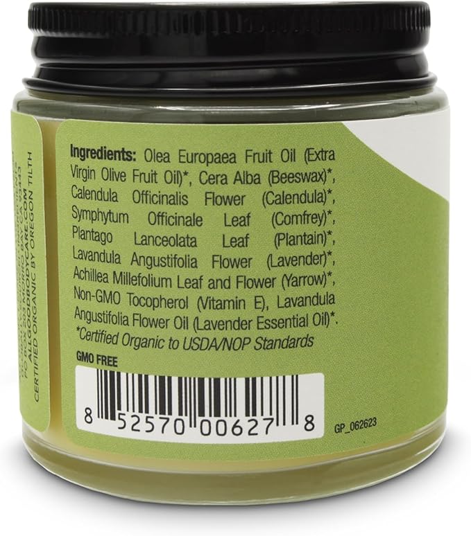 All Good Goop Organic Skin Care Recovery Balm - All Purpose Ointment w/Calendula, Lavender, Beeswax - Chafing Cream, Dry Skin Salve, Cracking Lip Moisturizer - Soothes, Hydrates & Calms - 4oz, 2-pack