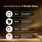 24k Gold Eye Patches - Firming, Glowing & Hydrating Hydrogel Mask for Puffy Eyes, Dark Circles, Wrinkles, Fine Lines, Eye Bags Treatment, Korean Skincare Gifts for Women and Men, 60Pcs