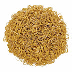 3200 Pcs Elastic Rubber Bands Small Hair Ties Hair Rubber Mini Hair Bands Hair Elastics Tiny Soft Holder Ponytails for Girls (Light Brown)