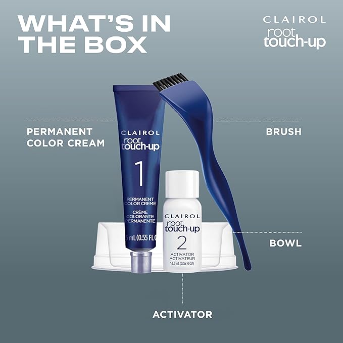 Clairol Root Touch-Up by Nice'n Easy Permanent Hair Dye, 5A Medium Ash Brown Hair Color, Pack of 2